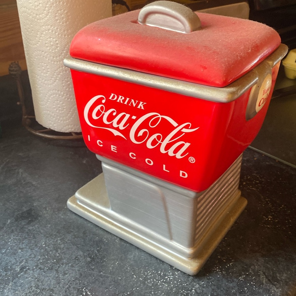 Coca Cola cookie jar